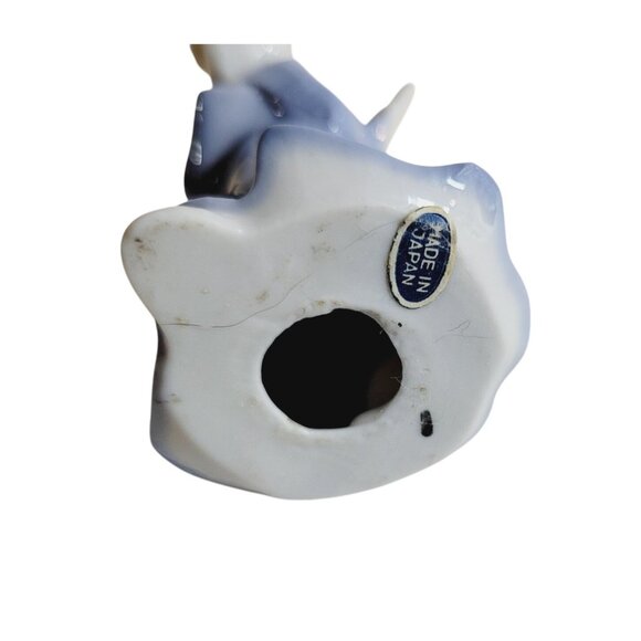 Christmas Angel Boy and Rose Sanmyro Japan Figurine with Original Label 1960s - Picture 8 of 9